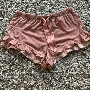 Victoria's Secret Mauve Ruffle Sleep Shorts